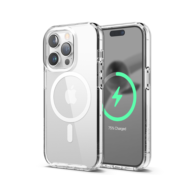 엘라고 아이폰 14 플러스 프로 프로맥스 맥세이프 하이브리드 투명 케이스