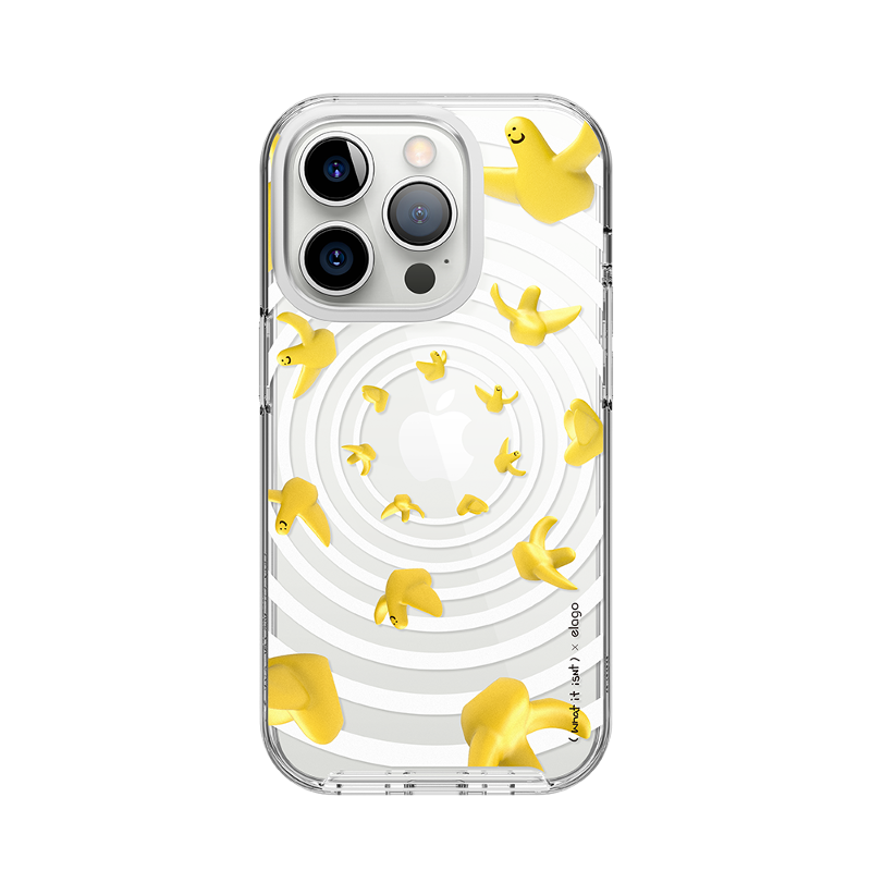 [WII X ELAGO] 아이폰14/14프로 케이스 -3D 엔젤