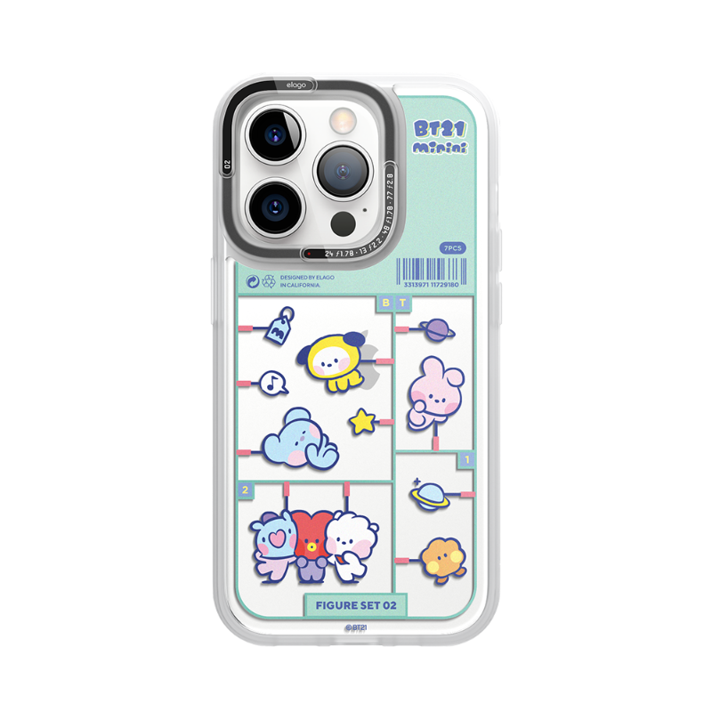 엘라고 BT21 미니니 아이폰14 프로 케이스 -Mint Toys
